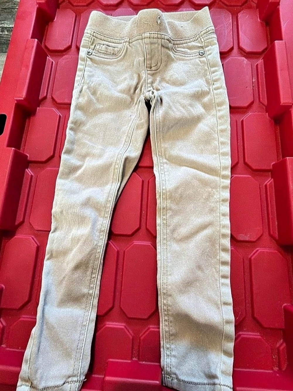 Wonder Nation Pull-On Jegging Beige Girls 4-5